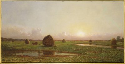 Hooibergen, c.1876-88 door Martin Johnson Heade