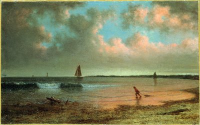 Kustscène van New England door Martin Johnson Heade