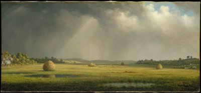 Weiden van Newburyport door Martin Johnson Heade