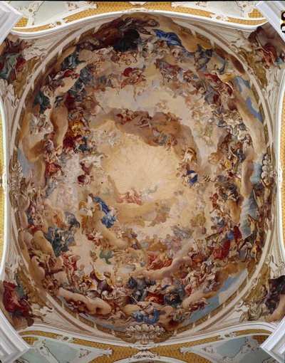 Uitzicht op de fresco