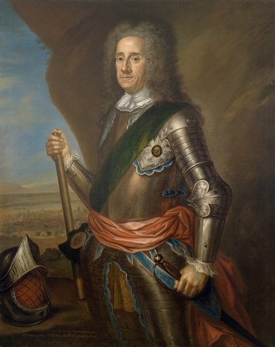 Lord George Hamilton (1666-1737) Graaf van Orkney, ca. 1736 door Martin Maingaud