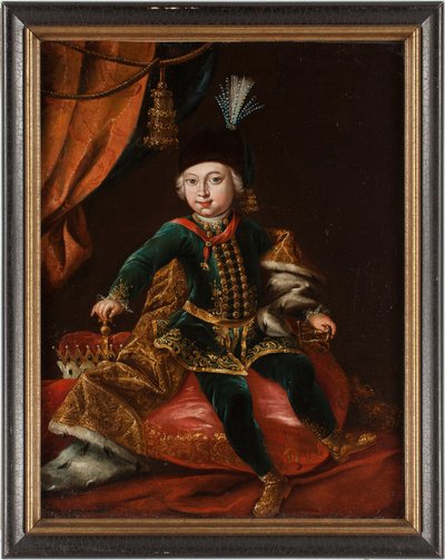 Portret van keizer Jozef II als kind door Martin Meytens the Younger
