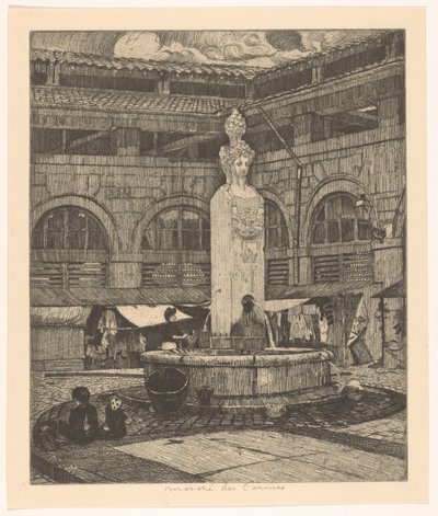 Marché des Carmes in Parijs door Martin Monnickendam