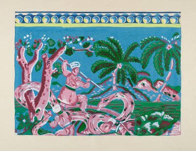 Bandbox Papier, ca. 1937 door Martin Partyka