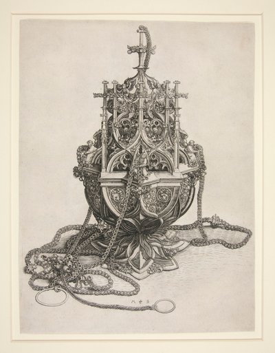 Een Wierookvat door Martin Schongauer