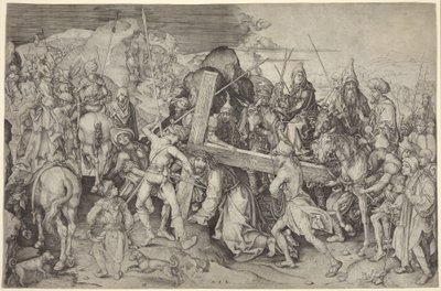 Christus die het Kruis Draagt door Martin Schongauer