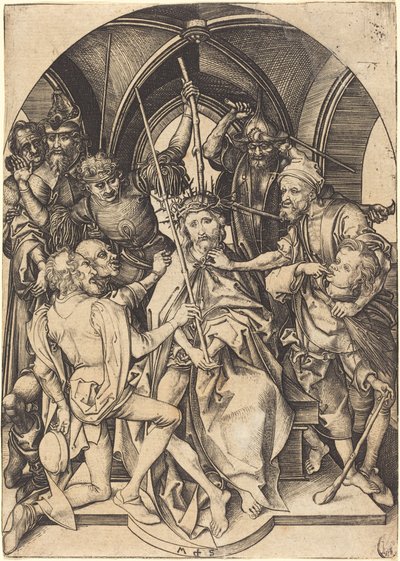 Christus met Doornenkroon door Martin Schongauer