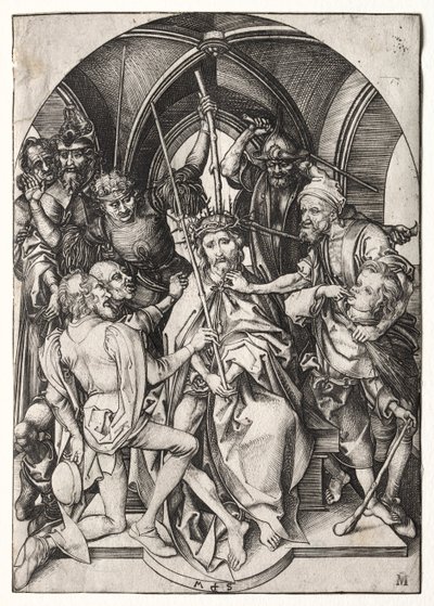 Christus met Doornenkroon door Martin Schongauer
