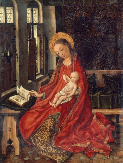 Madonna met Kind in kamer, door Martin Schongauer door Martin Schongauer