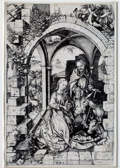 Geboorte door Martin Schongauer