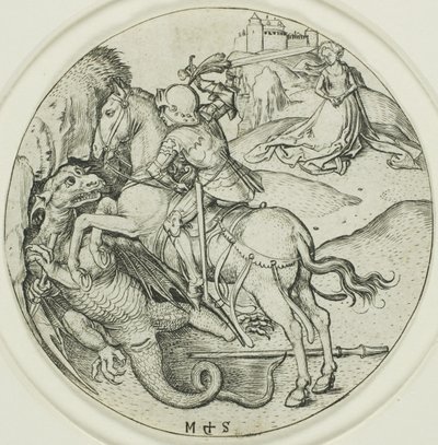 Sint Joris door Martin Schongauer