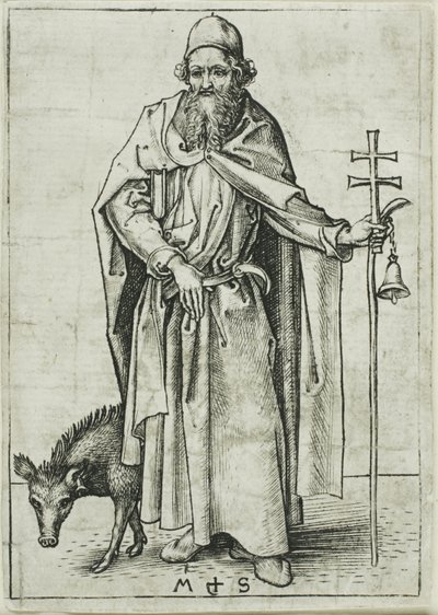 Antonius, van Apostelen door Martin Schongauer