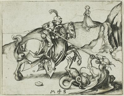 St George door Martin Schongauer