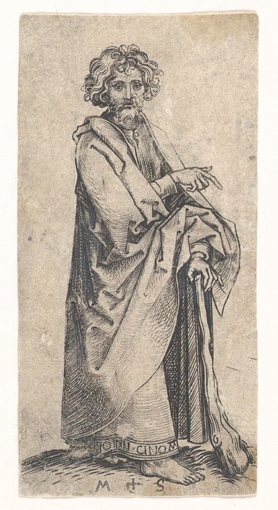 St. Jacobus de Mindere, ca. 1435-1491 door Martin Schongauer