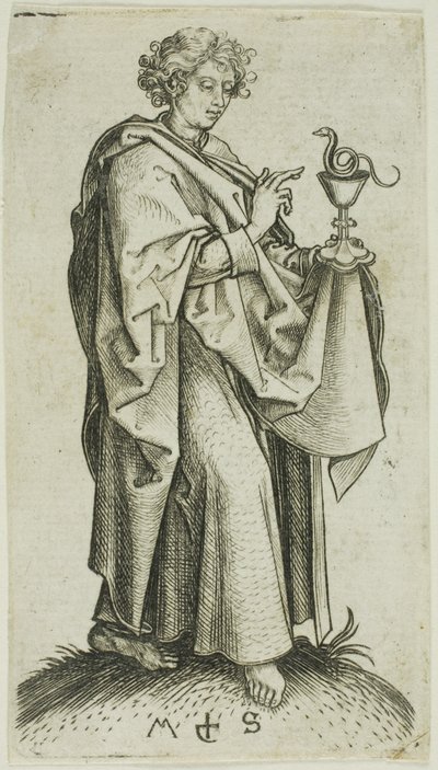 Johannes, van Apostelen door Martin Schongauer