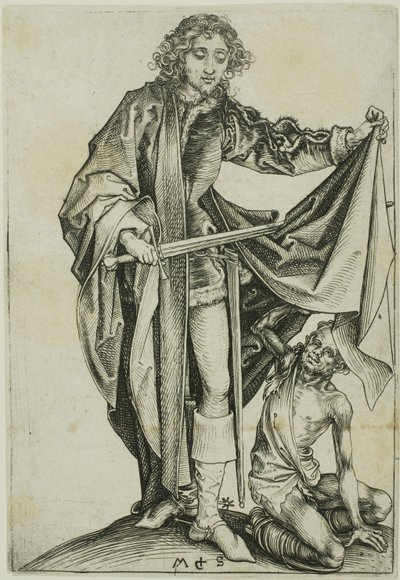 Sint Maarten door Martin Schongauer