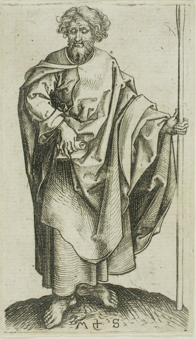 St. Thomas, van Apostelen door Martin Schongauer