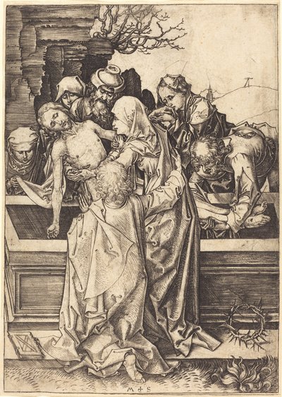 De graflegging door Martin Schongauer