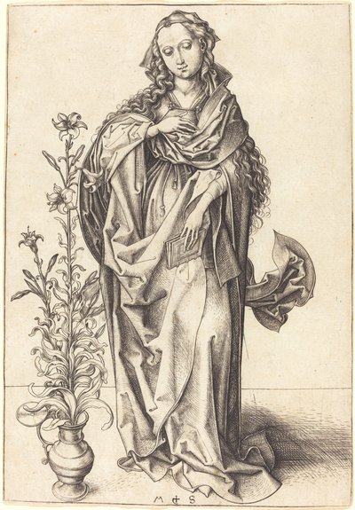 De Madonna door Martin Schongauer