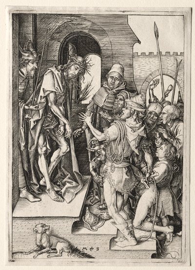 De passie: Ecce Homo door Martin Schongauer