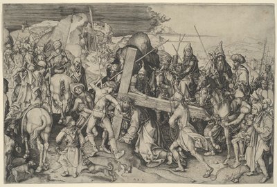 De weg naar Golgota door Martin Schongauer