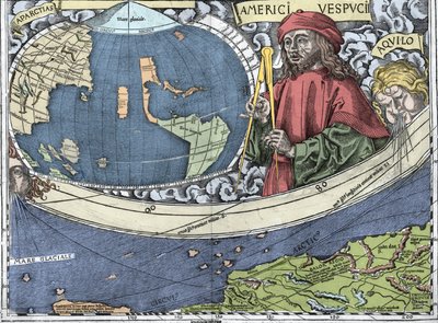 VESPUCCI, Amerigo (1454-1512). Italiaanse ontdekkingsreiziger en cartograaf in 