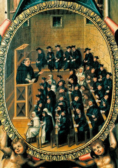Lezing aan de Universiteit van Salamanca door Martin de Cervera