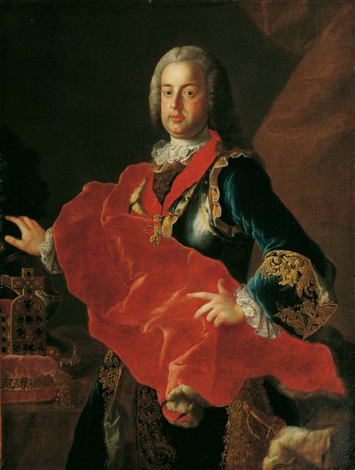Keizer Frans I Stefan van Lotharingen door Martin van Meytens d. J.