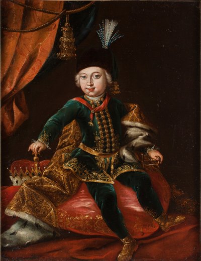 Portret van Keizer Jozef II 1741-1790 als kind door Martin van Meytens the Younger