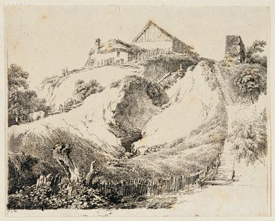 Landschap door Martin von Molitor