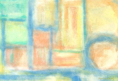 Lichtvolle Ruimtes Compositie Pastel door Martina Konitzky