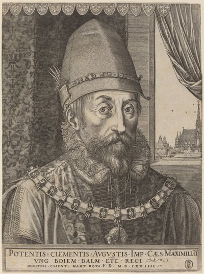 Keizer Maximiliaan II door Martino Rota