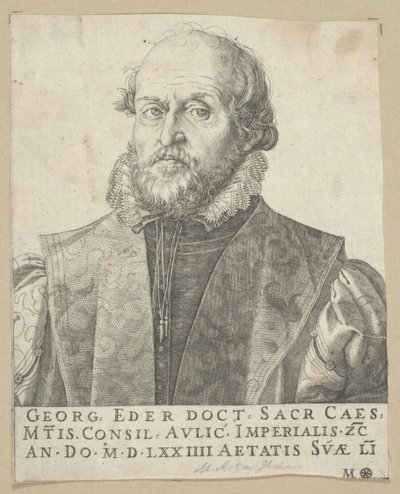 Portret van Georg Eder door Martino Rota