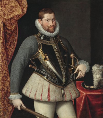 Portret van Rudolf II van Oostenrijk (1552-1612), Heilige Roomse Keizer door Martino Rota