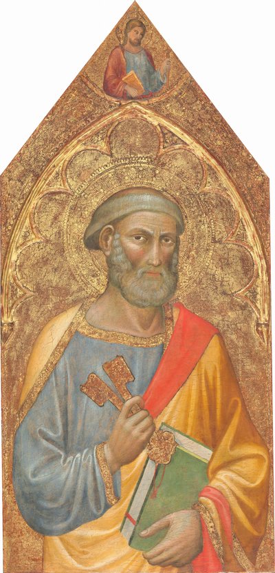 Sint Petrus, met Sint Jacobus Major [linker paneel] door Martino di Bartolomeo