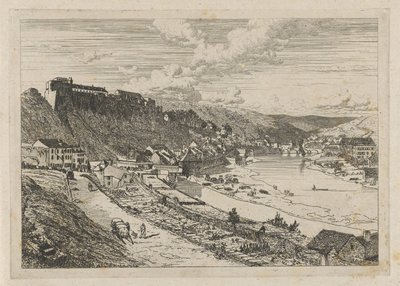 Gezicht op Bouillon door Martinus Antonius Kuytenbrouwer jr.