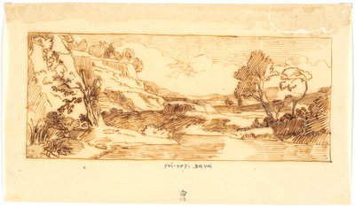 Landschap door Martinus Rørbye