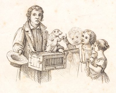 Illustratie voor "Halvhundrede Fabler for Børn" van Hey door Martinus Rørbye