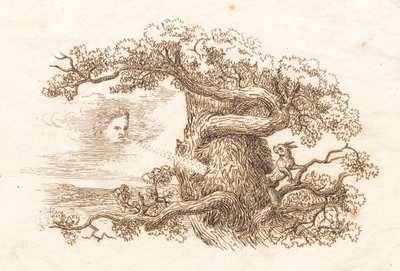 Illustratie voor "Halvhundrede Fabler voor Kinderen" van Hey door Martinus Rørbye