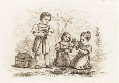 Illustratie voor "Halvhundrede Fabler voor Kinderen" door Hey door Martinus Rørbye
