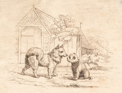 Illustratie voor "Halvhundrede Fabler for Børn" van Hey door Martinus Rørbye