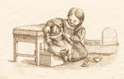 Illustratie voor "Halvhundrede Fabler for Børn" van Hey door Martinus Rørbye