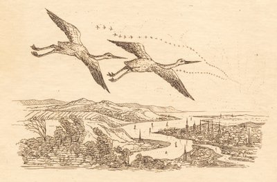 Illustratie voor "Halvhundrede Fabler for Børn" van Hey door Martinus Rørbye