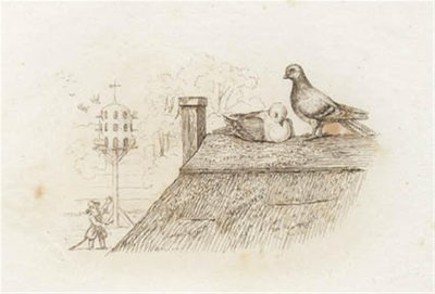Illustratie voor "Halvhundrede Fabler voor Kinderen" van Hey door Martinus Rørbye