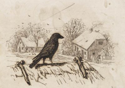 Illustratie voor "Halvhundrede Fabler for Børn" van Hey door Martinus Rørbye