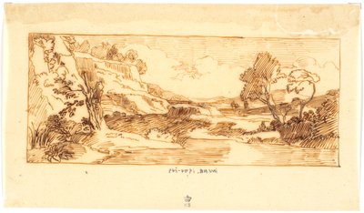 Landschap door Martinus Rørbye