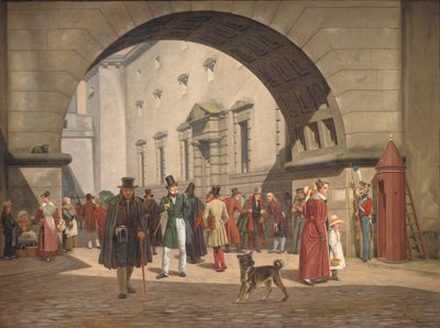 De gevangenis van Kopenhagen door Martinus Rørbye