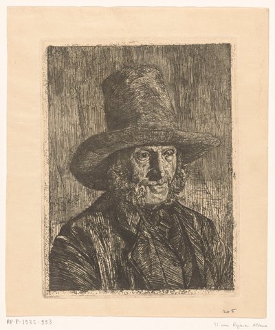 Portret van een onbekende man door Martinus van Regteren Altena