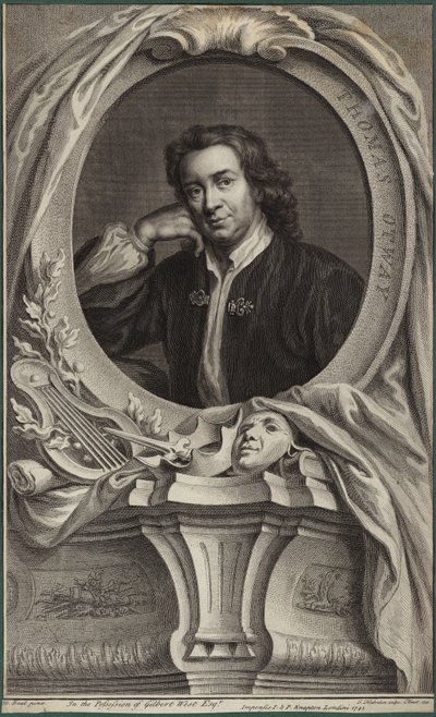 Portret van Thomas Otway door Mary Beale