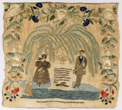Rouwmerklap door Mary Bechler